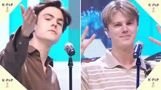 British Pop Group New Hope Club Visit A K-Pop Music Show And Get Their Own 