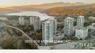 The Grande in Suter Brook Village - 1 Bed, 1 Bath Condo | 1806 308 Morrissey Road, Port Moody | 4K