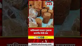 Washim Makar Sankranti | वाशिममध्ये गावरान गुळाच्या मागणीत मोठी वाढ  #marathinews #breakingnews