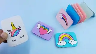 How to make magnetic notebook | DIY easy mini notebook | Origami mini notebook #Artcyclopedia