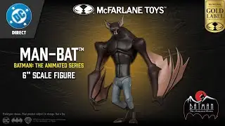 NEW DC Direct&trade; Man-Bat (BTAS) Gold Label 6