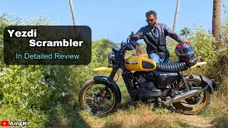 Yezdi Scrambler! Обзор, обзор езды, впечатления от владения, пробег, стоимость обслуживания! Непр...