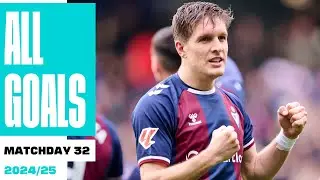 TODOS los GOLES de la JORNADA 32 de LALIGA Hypermotion 2024/25