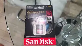 SanDisk 64GB Extreme microSDXC UHS I Memory Card, Excellent speed and reliability for this memory ca