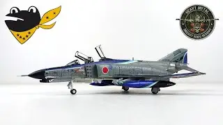Обзор литой модели самолета Mitsubishi F-4EJ Kai Phantom II, 301-й эскадрильи ВВС Японии, произво...