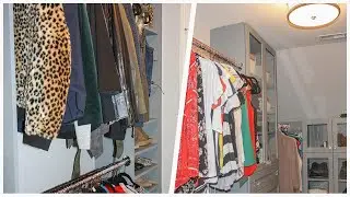 75 Medium Tone Wood Floor Closet With Blue Cabinets Design Ideas You'll Love 🔴