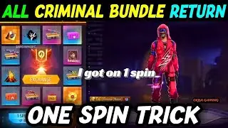 FREE FIRE NEW RED CRIMINAL EVENT | RED CRIMINAL RETURN | GET IN 💎 ONE DIAMOND TRICK  ? #redcriminal