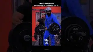 anatoly shocking professional powerlifter 😲 #anatoly #gym #gymtok #powerlifting #workout #shorts