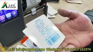 Efficient and Convenient Printing Amydor Digital Hang Tag Printer Improves the Quality of the Tag