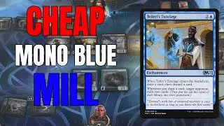 How to play a CHEAP Mono Blue Mill Deck MTG Arena - 2021