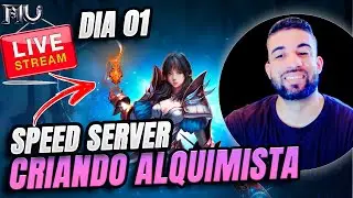 🎯 LIVE SPEED SERVER Dia 01 - RUSH PESADO com a ALQUIMISTA do ZERO ao 800!