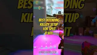 BEST DEFENDING KILLJOY SETUP FOR SPLIT B SITE #shorts #valorant #valorantclips #killjoy #split