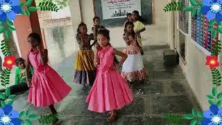 Gajulu Thechina Mamayyo song dance cover by MPPS Gobburu SC BC students.