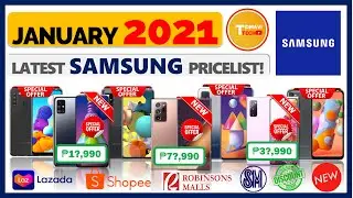 SAMSUNG Pricelist | January 2021 | PHP4,999 BELOW - PHP50,000 ABOVE SAMSUNG PHONES PRICE RANGES