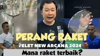 RAKET MURAH VIRAL - Tips pilih Raket New color Arcana 2024 vs Viper 9000 attack 300 500 ribu
