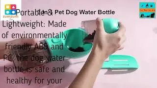 (Z-FMFK-08) ZumZum 3 In 1 Bottle And Food Feeder For Your Fur Kids