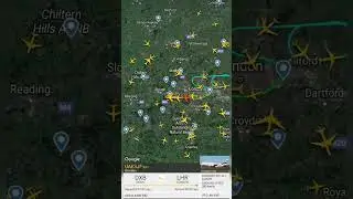 Air Traffic Timelapse at Heathrow Airport | #timelapse #planespotting #planelanding #planelanding