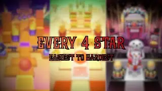 Every 4 Star From Easiest to Hardest in Rolling Sky (2025)