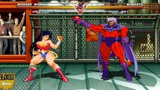 WONDER WOMAN vs MAGNETO - High level insane fight❗