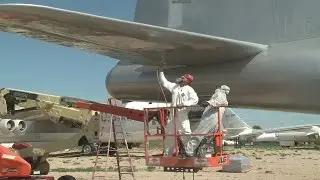 Restoration work begins on Albuquerque B-29 bomber