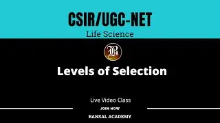 Levels of selection I CSIR NET LIFE SCIENCE I CONCECPT CLARIFICATION