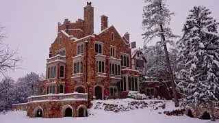 Relaxing Winter Ambience: Ice Rain, Snowstorm Sounds & Cozy Castle Ambience - 10 Hours | Rain Hours