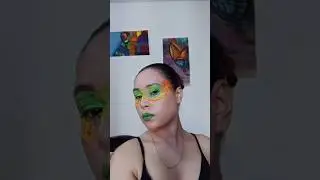 rainbow🌈#fantasymakeup #colourfulmakeup #createdwithlove #faceart