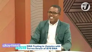 DNA Testing in Jamaica with Terron Dewar of 876 DNA | TVJ Daytime Live