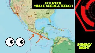 Earthquake activity increasing along a major subduction zone. Cascadia Tremor update. Sunday Night