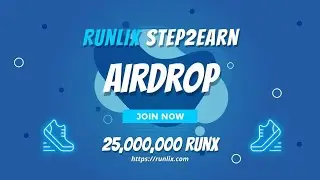 🎉 Runlix 💥 Get Free 2,500 RUNX Token for all users💸4 दिन के बाद एयरड्रॉप खत्म हुने वाला है। दोस्तों