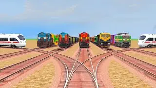 DIAMOND LINE CROSSING WITH TRAIN WITH RICKY CROSSING RAILROADCROSSIN TRAIN SIMULATOR|TrainSimulator|