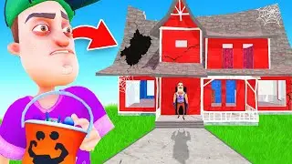 *NEW* TRICK Or TREAT Challenge In SECRET NEIGHBOR! (spooky)
