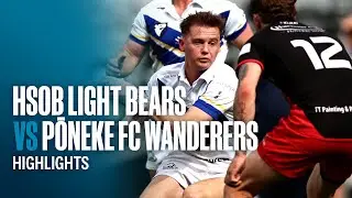 HIGHLIGHTS | HSOB Light Bears v Pōneke FC Wanderers | U85kg National Final, 2025