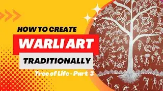 Free Warli Art : Day 3 - Tree of Life
