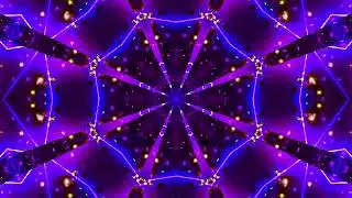 Glowing Blinking Star 3D Illustration VJ Loops tunnel #vjloops #neon #dj #abstract #vfx