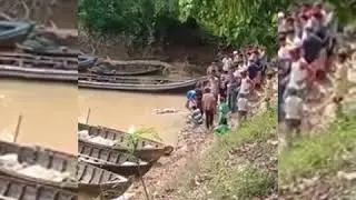 Penemuan Sesosok Mayat Di Sei Barumun Kotapinang-Labusel (sumut)
