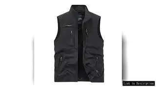 Sleeveless Jacket Vest Men's 2024 Summer Cargo Climbing Hunting Vest Outdoor Photographer Fishing Ve