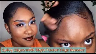 How To Spice Up Your Edges With Style Factor Edge Booster Pomade | Mane Monday | Maniya Carter