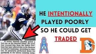The NFL Player Who INTENTIONALLY Stunk So He Could Be Traded | Butch Johnson