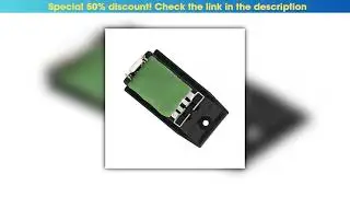 Deal Improved Heating Efficiency with this Heater Blower Resistor for For FORD For FOCUS MK1 1 6 Pe