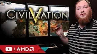 Civilization 5 Eyefinity Demo Running on 