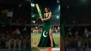 🇮🇳 India VS 🇵🇰 Pakistan Cricket Match between Girls #ai #india #pakistan