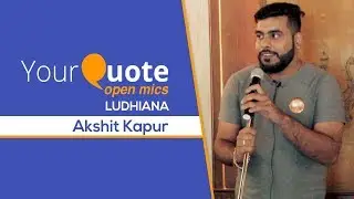 'Don't Be A Reason' by Akshit Kapur | English Poetry | YQ - Ludhiana (Open Mic 1)
