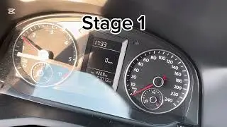 VW CADDY 2.0 TDI 75HP STOCK vs STAGE 1 180HP ACCELERATION
