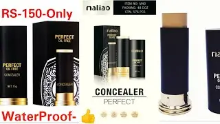 Best Foundations+Concealers for Dry/Oily Skin सबसे सस्ती concealer stick| Maliao Oil Free Concealer