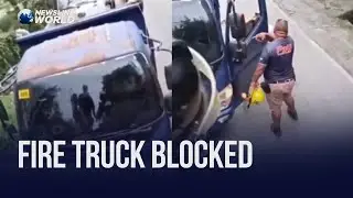 VIRAL VIDEO SHOWS FIRE TRUCK BLOCKED IN CAVITE; DRIVERS FACE SANCTIONS