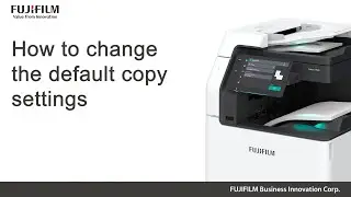 How to change the default copy settings