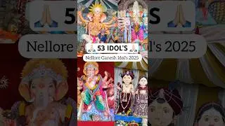 Nellore Ganesh 53 IDOL&rsquo;s -2025 🙏🏻❤️ #shorts