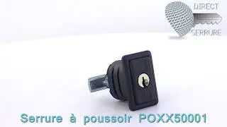 Serrure &agrave; poussoir - POXX50001 _ Direct-Serrure.fr