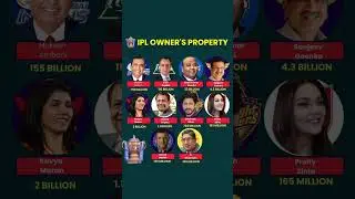 IPL Team Owners and Their Net Worth #ipl #cricket